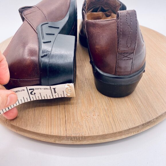 Ariat Shoes Womens 6 36 Brown Leather Slip On Paddock Clogs Western - Picture 9 of 12